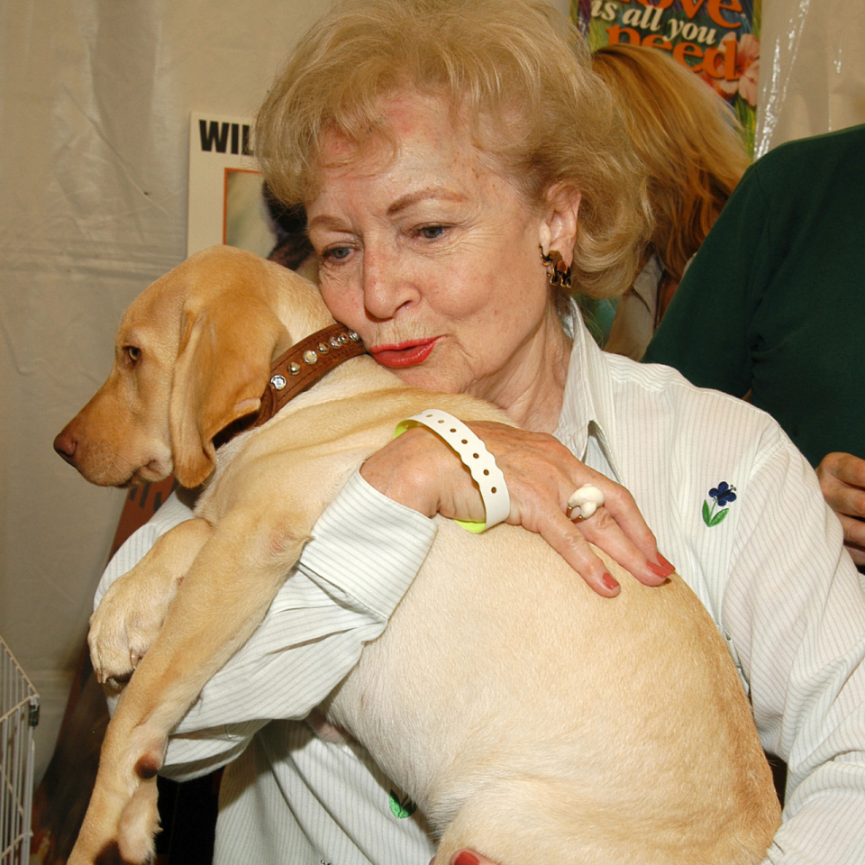 23 Pictures Of Betty White With Puppies To Brighten Your Day