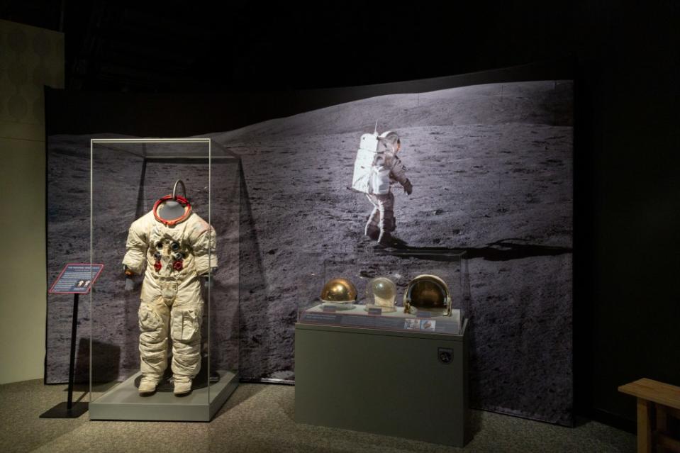 “Apollo: When We Went to the Moon” also delves deep into the historic 1969 lunar mission, complete with space suits, moon boots and more. Intrepid Museum