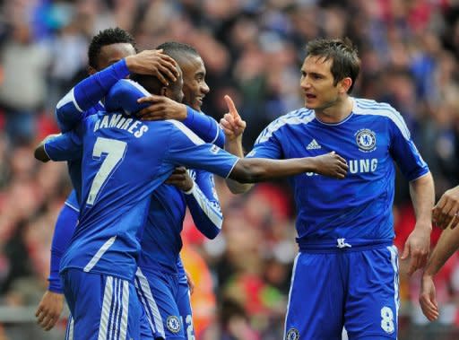 Chelsea captain Frank Lampard (R) during the FA Cup football final against Liverpool on May 5. Bayern Munich and Chelsea were gearing for their Champions League final showdown Saturday as the Bavarian capital buzzed with anticipation ahead of the biggest game in club football