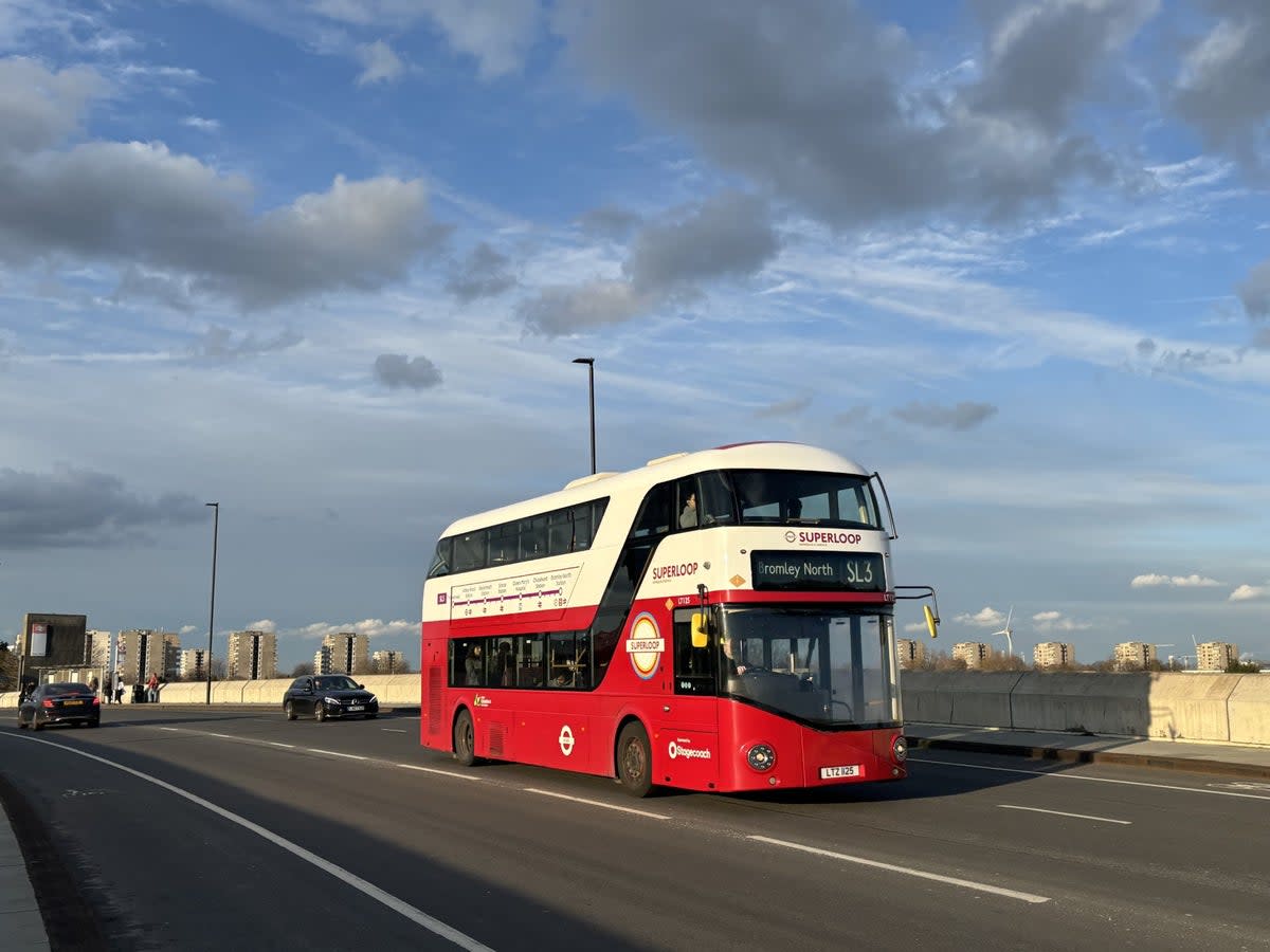 The SL3 Superloop - a rebranded ‘Boris bus’ Routemaster (TfL)