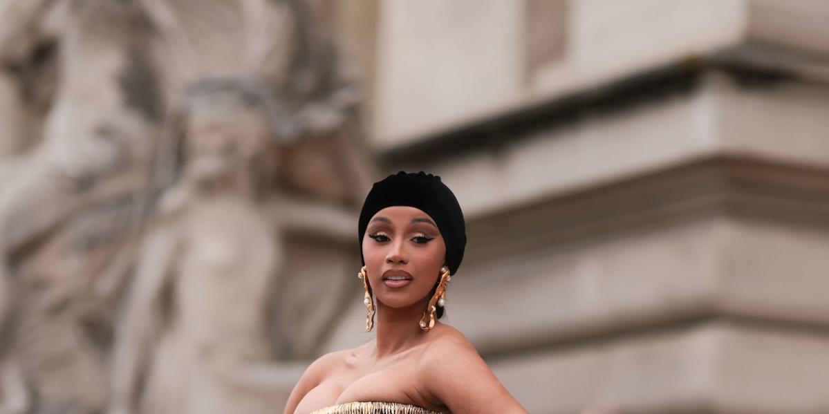 Cardi B's Daughter Has a Rainbow Bedazzled Hermès Birkin Bag