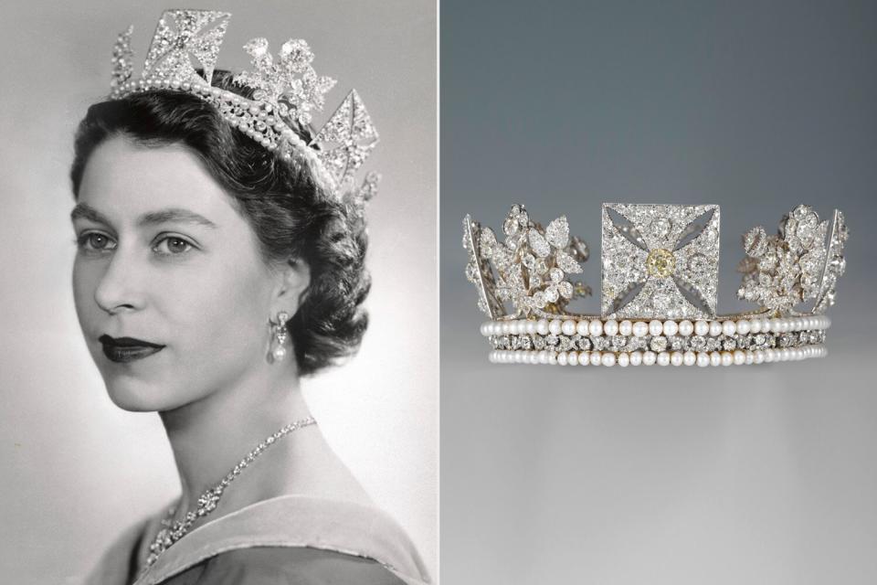 Her Majesty The Queen’s jewellery to feature in Platinum Jubilee displays at the Official Royal Residences - Rundell, Bridge &amp; Rundell, Diamond Diadem, 1820–1