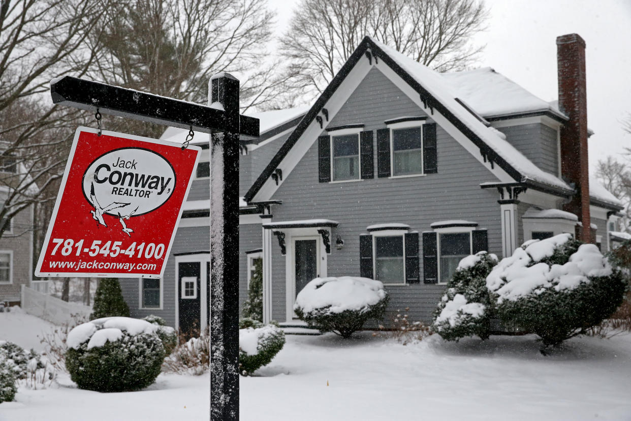 A house for sale on December in Scituate, Massachusetts. (Credit: Matt Stone/ MediaNews Group/Boston Herald)