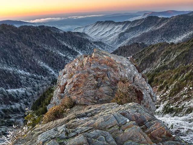 <p>Courtesy of NPS</p> Charles Bunion Smoky Mountains National Park