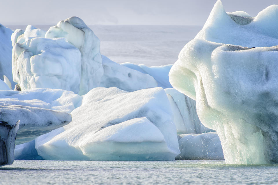 Icebergs melting due to global warming. (Photo: Getty Images)