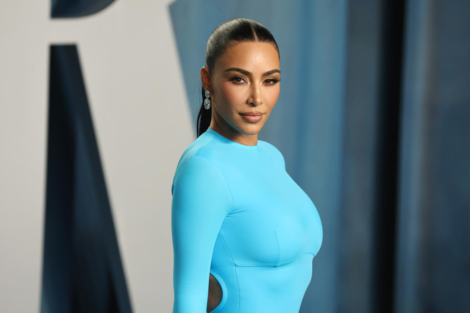 Kim Kardashian attends the 2022 Vanity Fair Oscar Party (Arturo Holmes / FilmMagic)