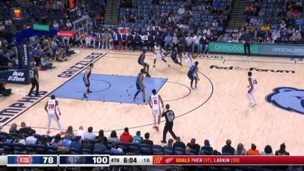 Marcus Sasser with a 2 Pt vs. Memphis Grizzlies