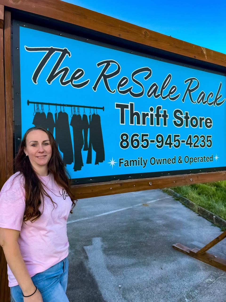 Tara Allen turned the former Frugality Thrift Store on Edgemoor Road in Powell, Tennessee, into The ReSale Rack Thrift Store on Oct. 1, 2023.