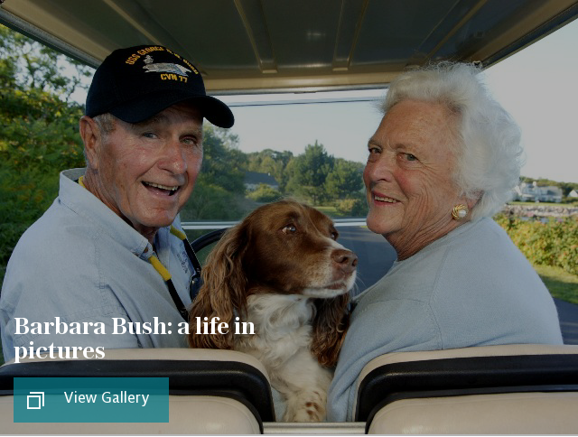 Barbara Bush: a life in pictures