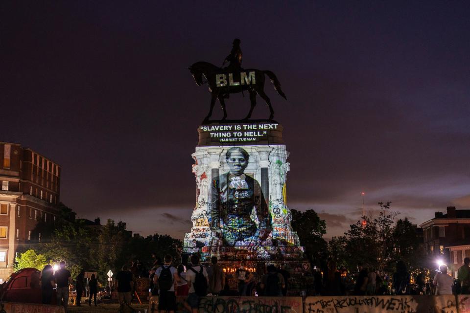 Harriet Tubman BLM statue.JPG