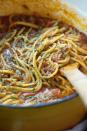 <p>The less dishes to wash, the better.</p><p>Get the <a href="https://www.delish.com/uk/cooking/recipes/a32751555/one-pot-spaghetti-recipe/" rel="nofollow noopener" target="_blank" data-ylk="slk:One Pot Spaghetti Bolognese;elm:context_link;itc:0;sec:content-canvas" class="link ">One Pot Spaghetti Bolognese</a> recipe.</p>