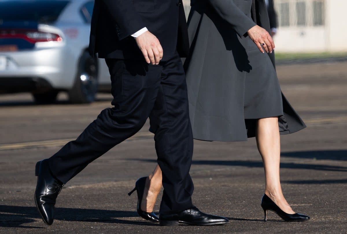 The pair have been side by side throughout her national political career (AFP via Getty Images)