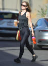 <p>Olivia Wilde hits the gym in Los Angeles on Sept. 29.</p>