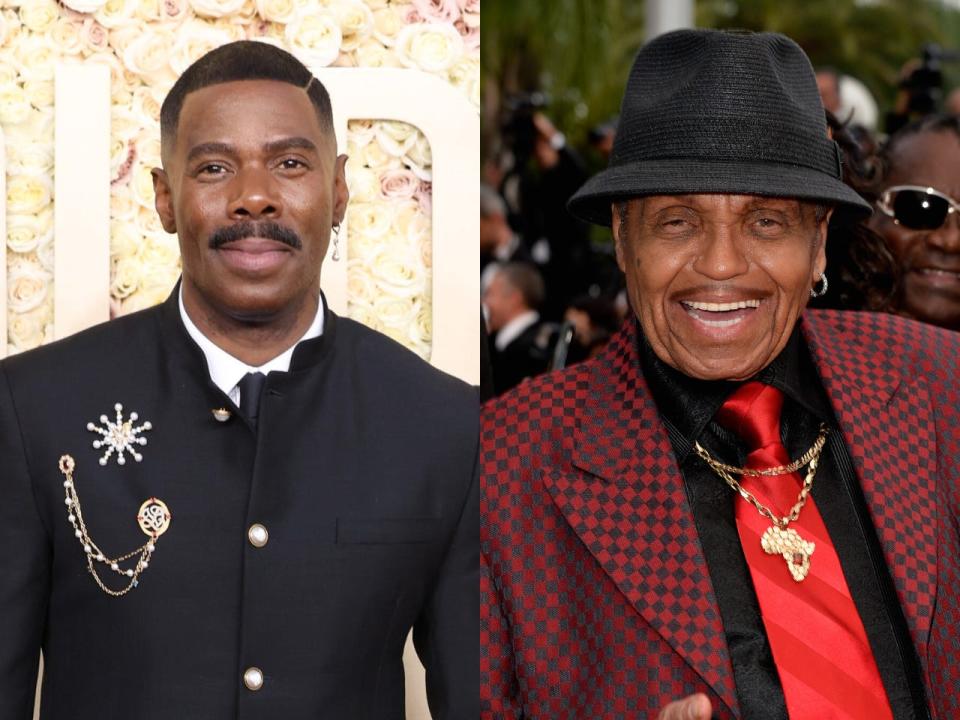 Colman Domingo and Michael Jackson's father, Joe Jackson.