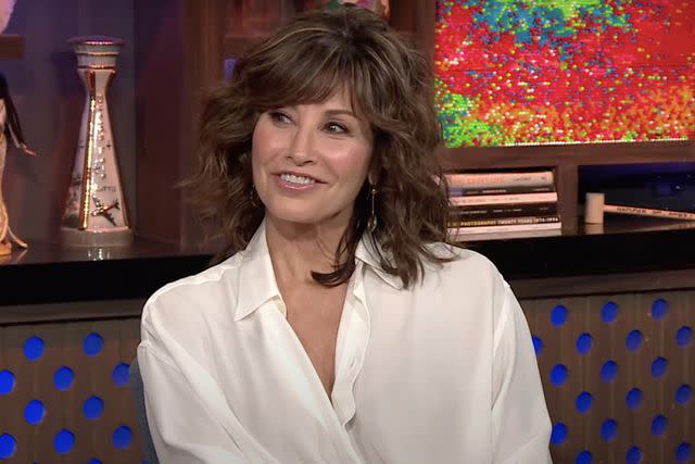 <p>WWHL/Youtube</p> Gina Gershon on 'Watch What Happens Live'