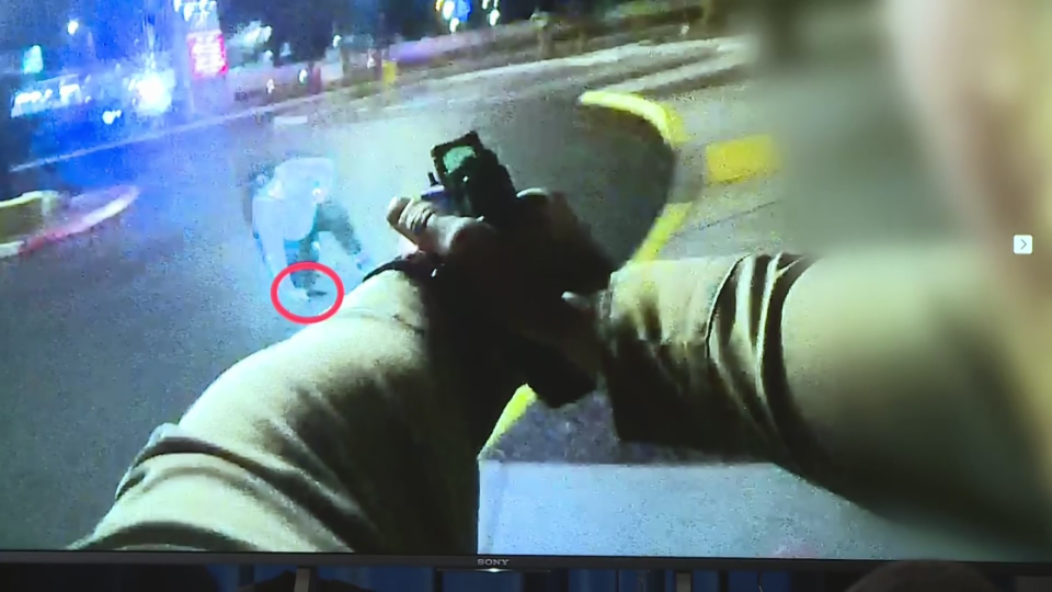 Las Vegas Metropolitan police release police-worn body camera video following deadly police shooting on Dec. 28, 2023 (LVMPD)