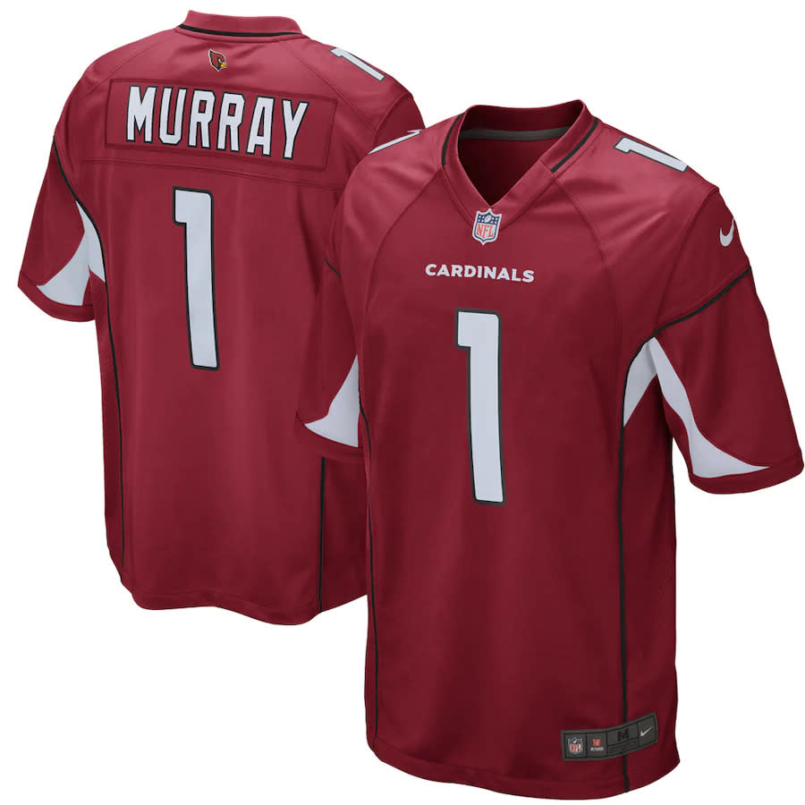 Murray maroon Cardinals jersey.