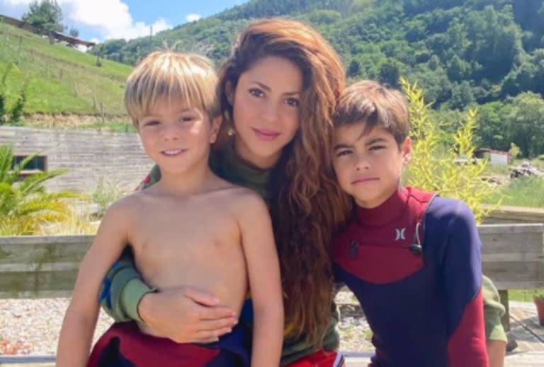 Shakira y Piqué tienen dos hijos: Milan y Sasha