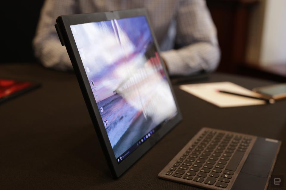 Lenovo ThinkPad X1 foldable concept PC

Chris Velazco / Engadget