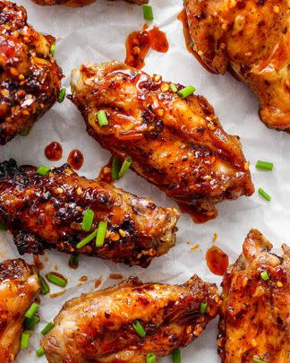 Honey Chili Crisp Grilled Chicken Wings