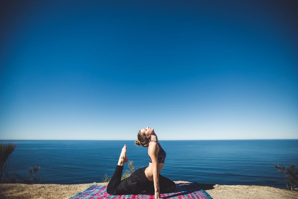 Yoga outside