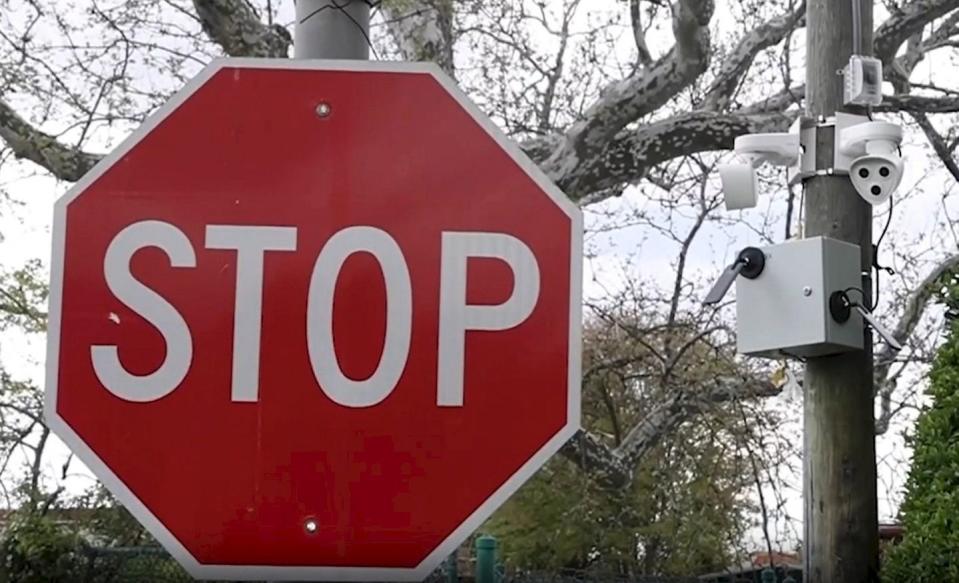 stop sign speed camera on long island