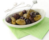 <p>Dried herbs and crushed garlic dress up your favorite olives in this quick appetizer. <b><a href="http://www.eatingwell.com/recipes/herbed_olives.html?utm_source=YahooBlog_NoCookApps_121815h" rel="nofollow noopener" target="_blank" data-ylk="slk:Try the Herbed Olives recipe.;elm:context_link;itc:0;sec:content-canvas" class="link ">Try the Herbed Olives recipe.</a></b><br></p>