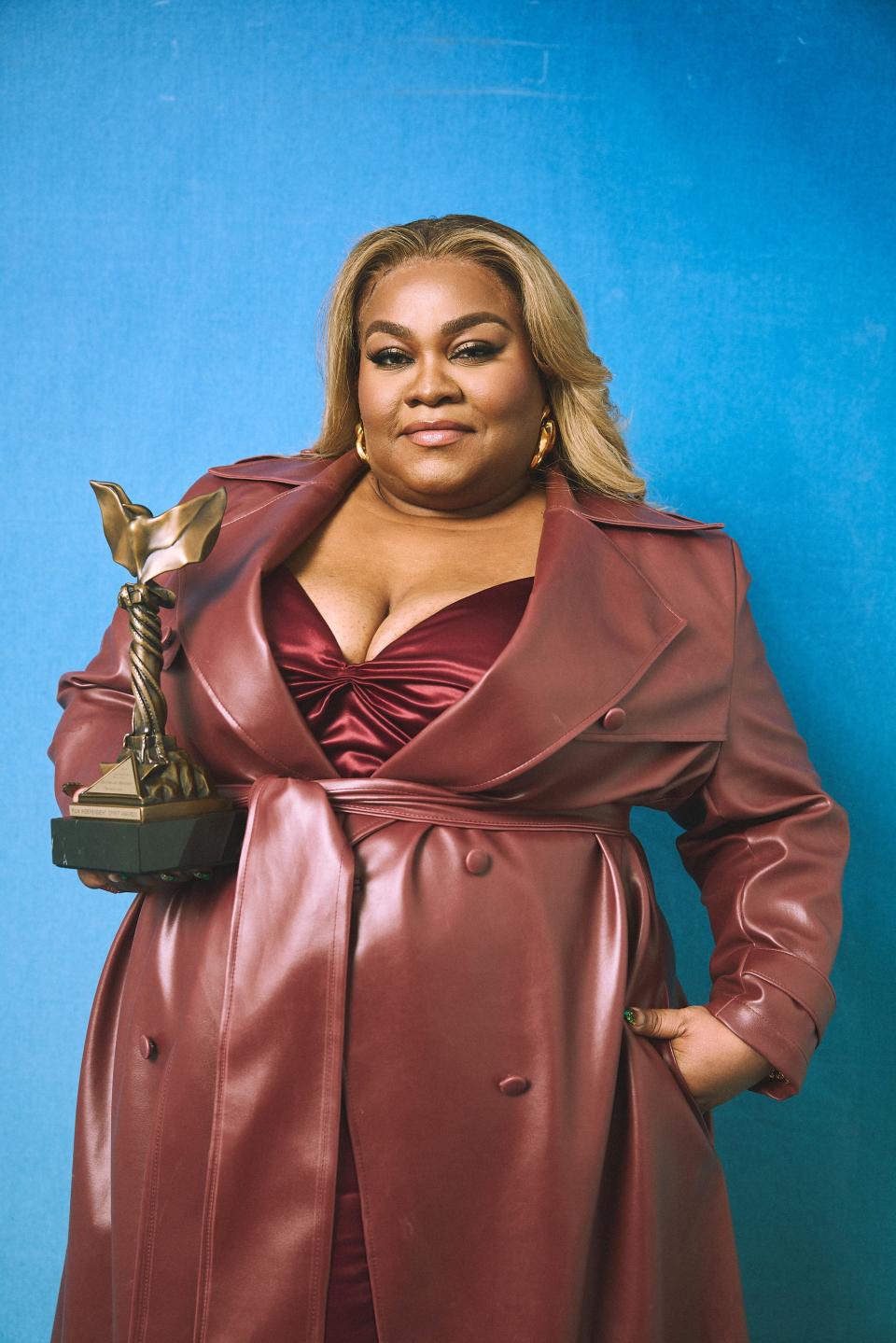 SANTA MONICA, CALIFORNIA - FEBRUARY 25: Da'Vine Joy Randolph poses in the IMDb Portrait Studio at the 2024 Independent Spirit Awards on February 25, 2024 in Santa Monica, California. (Photo by Emma McIntyre/Getty Images for IMDb) ORG XMIT: 776046350 ORIG FILE ID: 2038630172