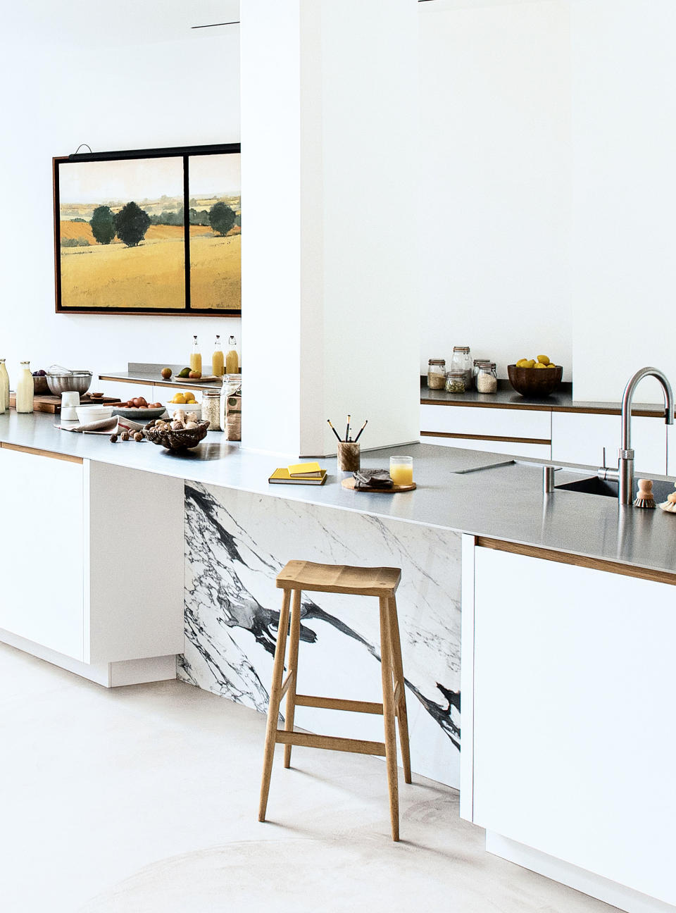 <p> When it comes to bar stools, bespoke maker Jack Trench points to a trend for more intimate perching in the white kitchen. ‘This may be a single or two-stool perching point, or simply a more economically sized breakfast bar,’ says director, Jack Trench.  </p> <p> ‘The trend stems from those with kitchen-diners, who are realising they don’t always need extensive breakfast bars in addition to a table. However, they do still want seating within the hub of the kitchen. This is where the kitchen perch comes into its own; informal seating for a quick coffee or checking emails.’ </p>