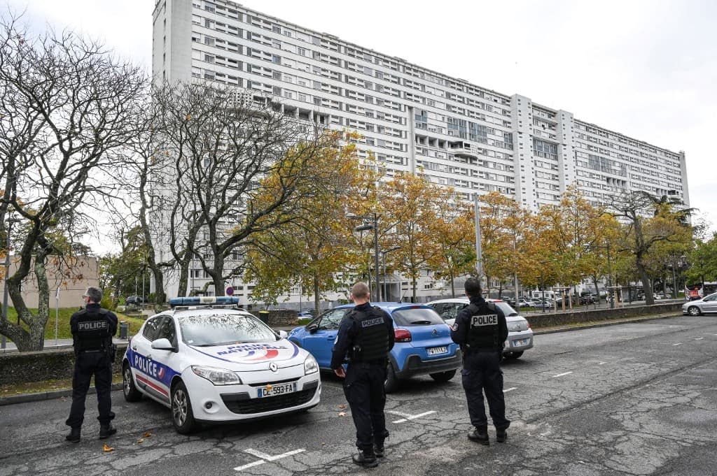 Des policiers dans le quartier de la Duchère à Lyon, le 26 octobre 2021. - Philippe Desmazes