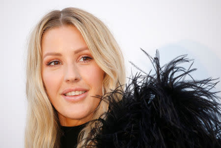 FILE PHOTO: Ellie Goulding poses at 2018 Cinema Against AIDS event. REUTERS/Stephane Mahe /File Photo