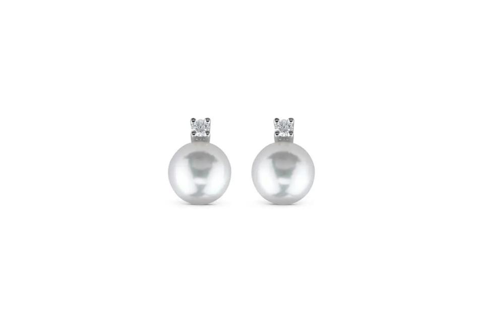 Damiani Le Perle White Gold Diamond and Pearl Earrings HK$5,200 起 