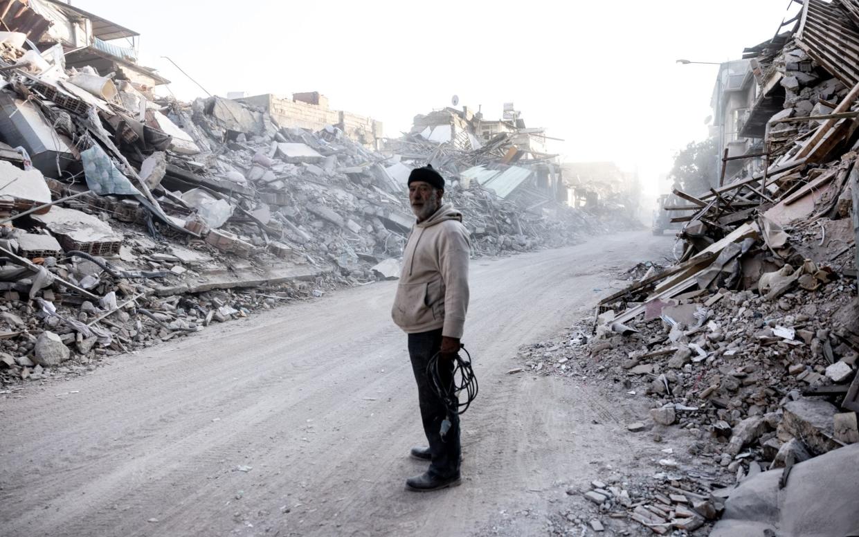 Destruction in the centre of Hatay, the province where many Afghan families have lived for a long time - and equally the province hardest hit by the earthquake - Stefanie Glinski