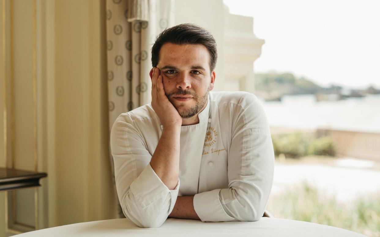 Aurélien Largeau, a rising star of France's culinary scene