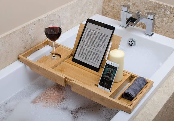 This ideal bathroom accessory will take your long soaks to the next level