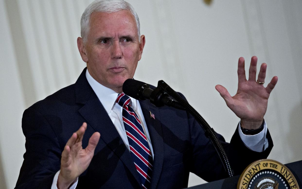 Mike Pence said North Korea could end up like Libya, whose former leader Muammar Gaddafi was killed - Bloomberg