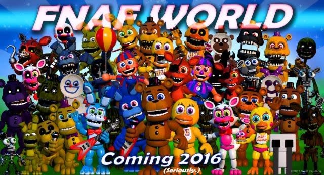 Five Nights at Freddy's Theories — FNaF World Update: Scott Cawthon is a  Playable