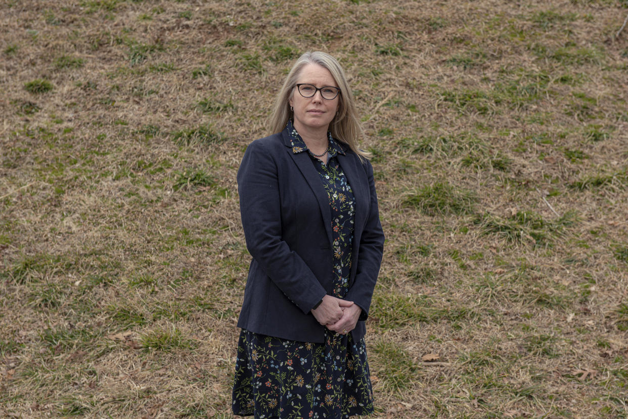 Rebecca Baum, pediatra del desarrollo de Asheville, Carolina del Norte, el sábado 6 de febrero de 2021. (Jacob Biba/The New York Times)