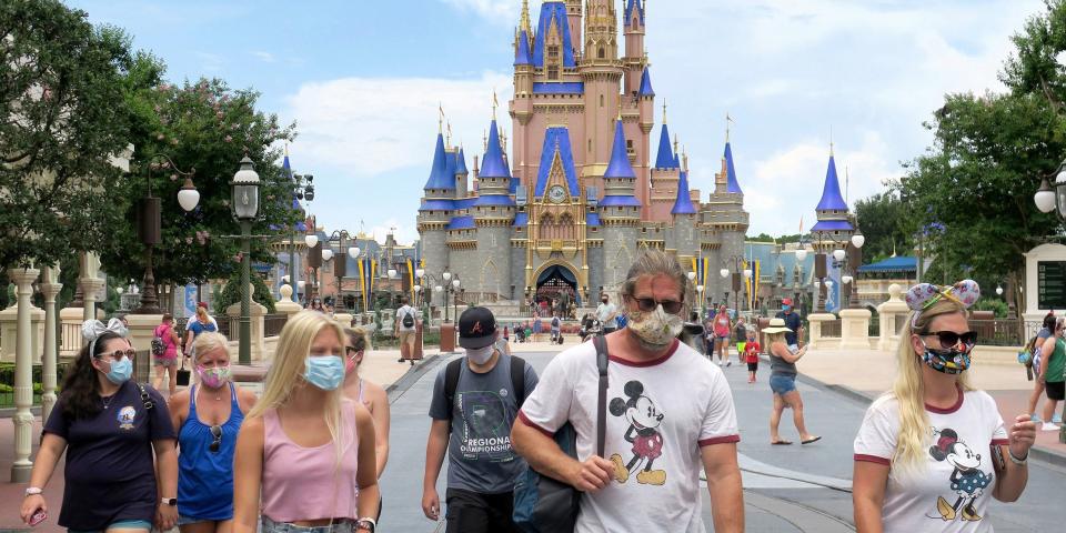 Disney World Masks coronavirus castleq