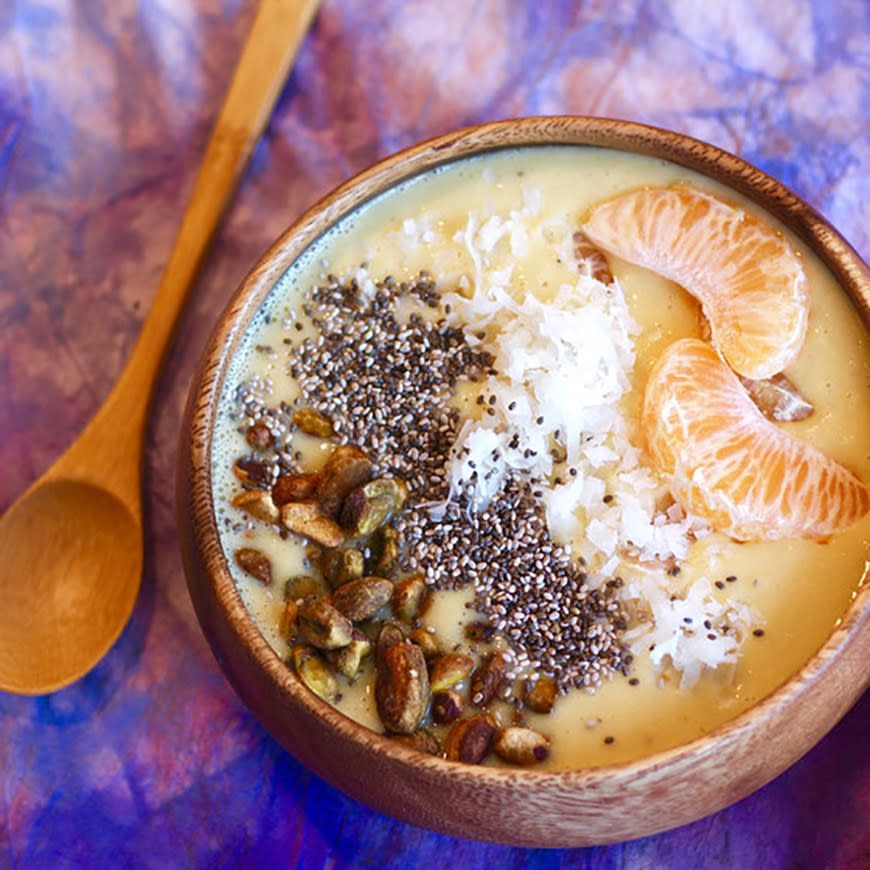 Vegan Creamy Coconut Smoothie Bowl from Amy Gorin Nutrition