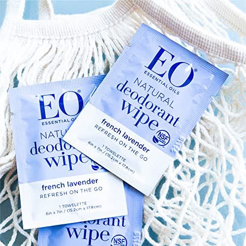 17) Natural Deodorant Wipes