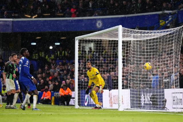 Chelsea 3-2 Brighton: 10-man Blues hold on in frantic finish to