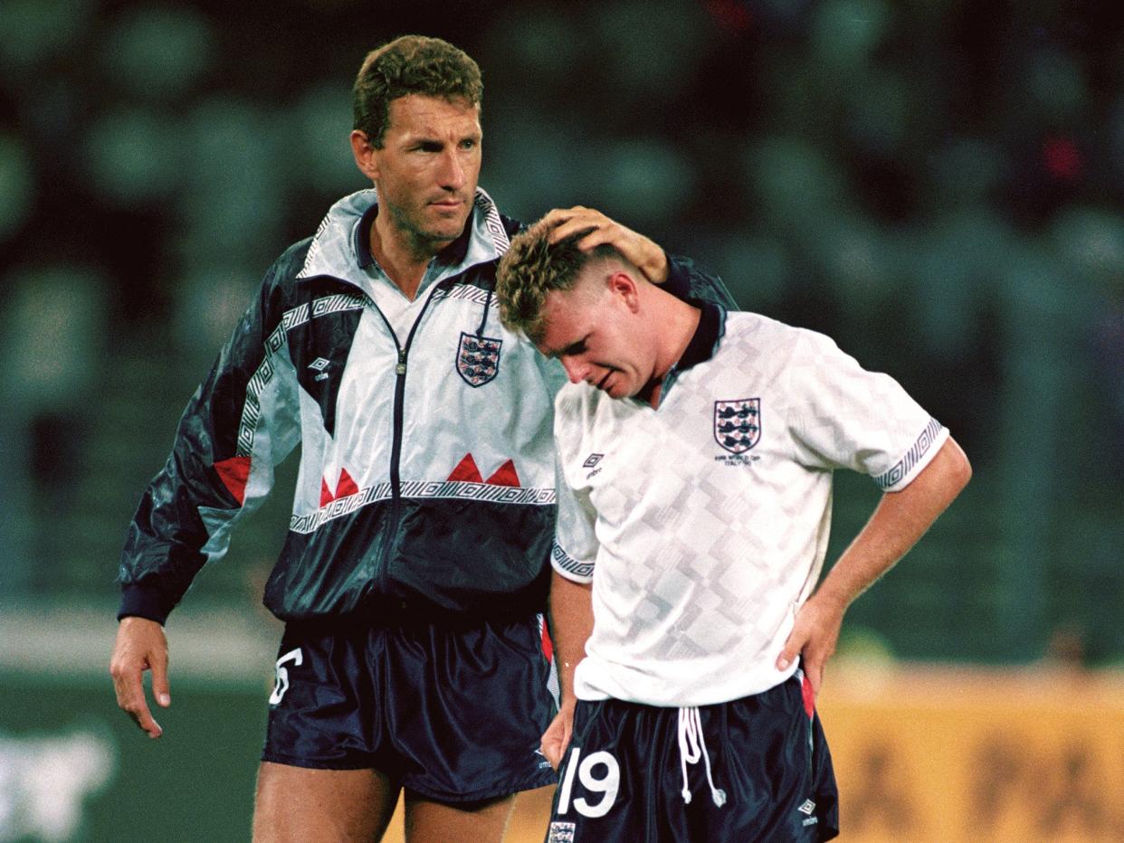 Passion play: Paul Gasgcoine’s famous tears at Italia 90 (Hulton Archive/Getty)