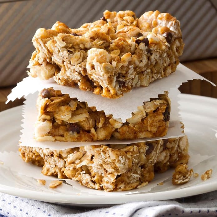 Chewy Honey Granola Bars