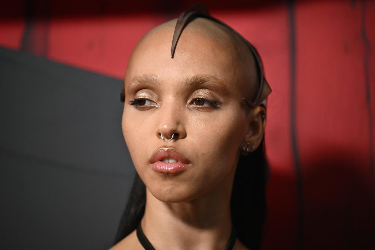 "Film is just another way to express myself, which is my favorite thing in the whole world," says FKA Twigs, pictured at the New York premiere of "The Crow."