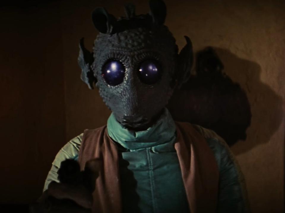‘The Alien’: Paul Blake as Greedo, Han’s short-lived foe (Lucasfilm)