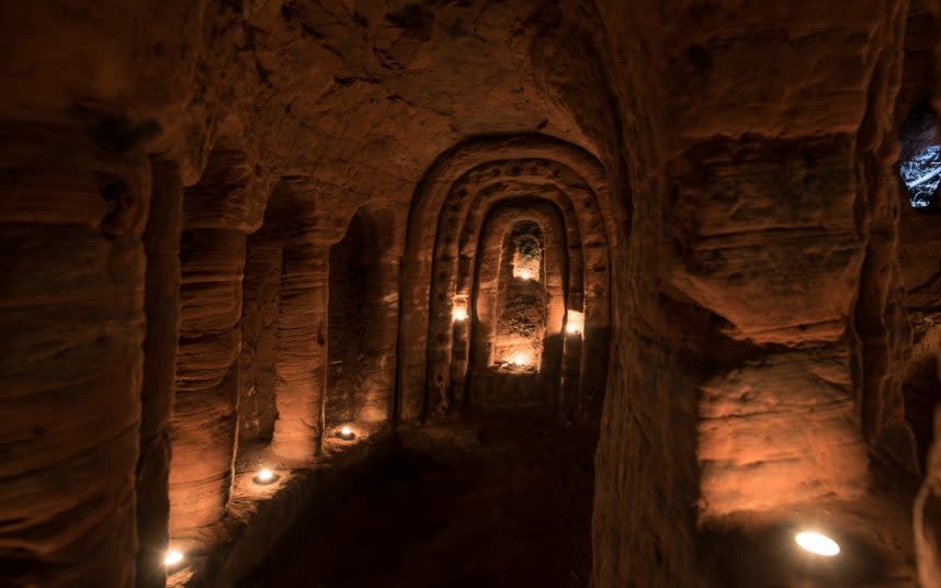 Rabbit hole leads to '700-year-old Knights Templar' caves