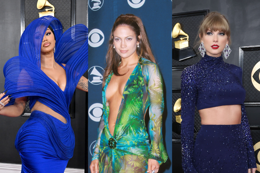 Take a look back at the best and worst Grammys red carpet looks of all time. (Getty Images)