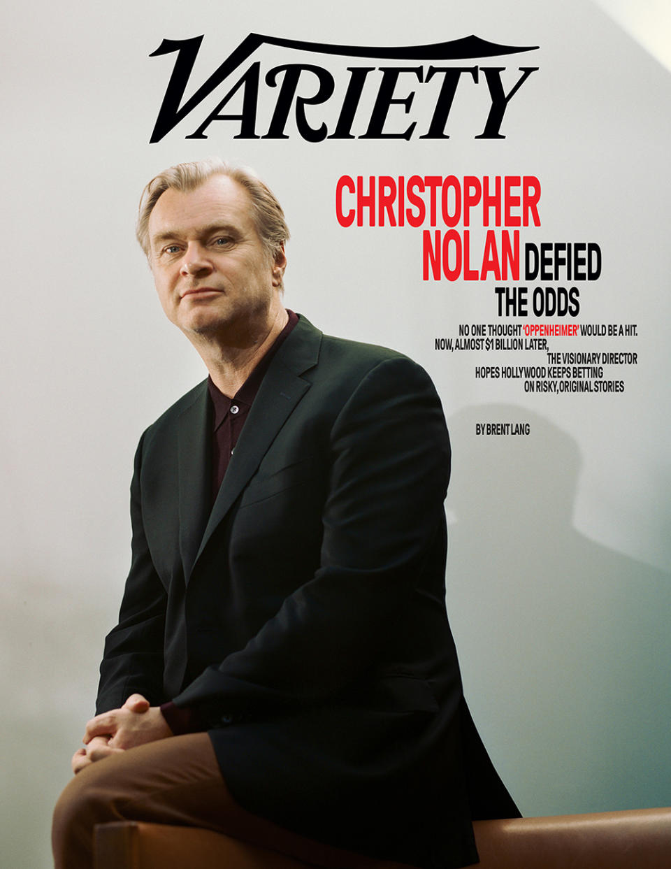 Christopher Nolan Variety Cover