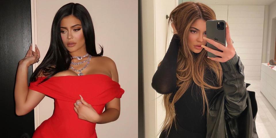 <p>After a super-short snip, Kylie unveiled a brand new look – and from a girl who owns a <a href="https://www.seventeen.com/beauty/celeb-beauty/g2863/kylie-jenner-rainbow-hair/" rel="nofollow noopener" target="_blank" data-ylk="slk:literal rainbow of wigs;elm:context_link;itc:0;sec:content-canvas" class="link ">literal rainbow of wigs</a>, that's saying something. She went for a shockingly ordinary bronde <a href="https://www.seventeen.com/beauty/hair/g28678515/best-balayage-hair-ideas/" rel="nofollow noopener" target="_blank" data-ylk="slk:balayage;elm:context_link;itc:0;sec:content-canvas" class="link ">balayage</a> that totally transforms her look.</p>